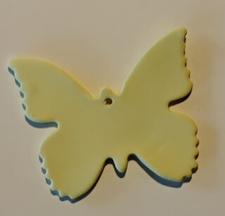 Figurine porcelaine papillon mini, rose, violine, pistache – Image 4